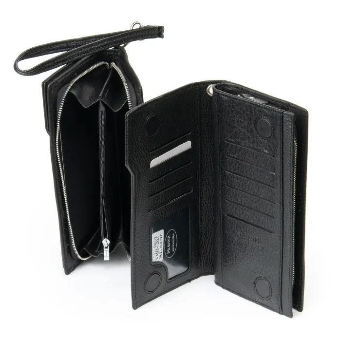 Кошелек Classic Женский кожа DR. BOND WMB-2M black