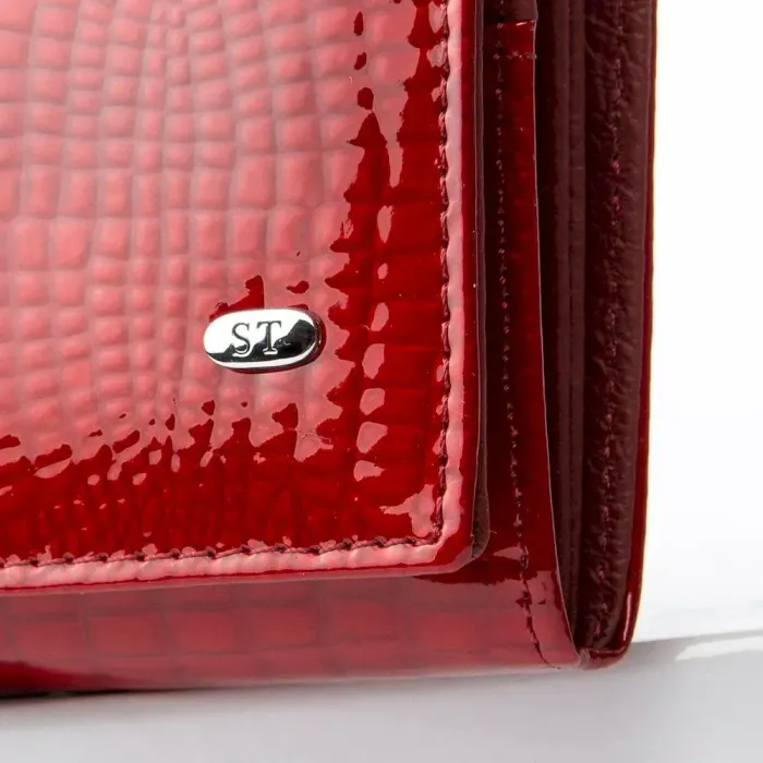 Кошелек LR кожа-лак SERGIO TORRETTI W1-V red