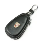 Автоключниця шкіра F633 Porsche black