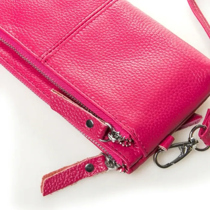 Косметичка шкіряна A-00276-4 rose