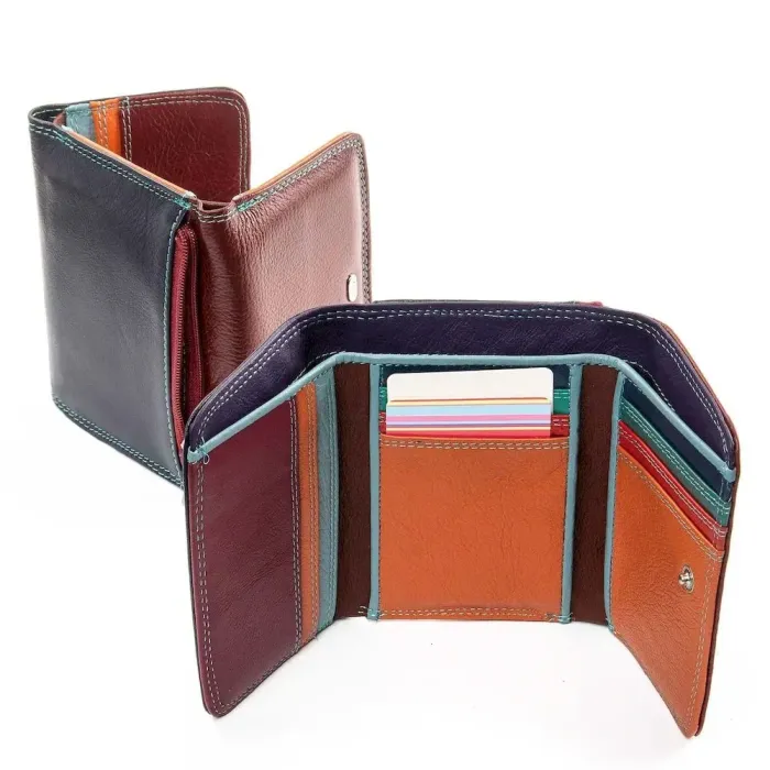 Кошелек Rainbow кожа DR. BOND WRS-15 date-red