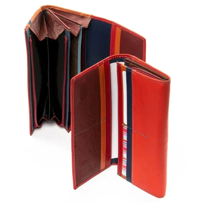 Кошелек Rainbow кожа DR. BOND WRS-22M red