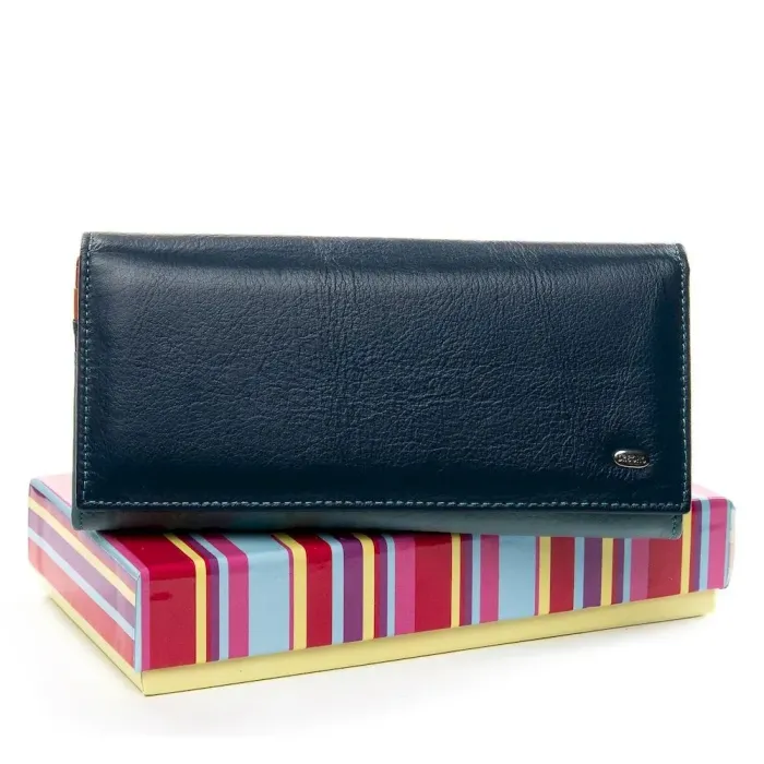 Кошелек Rainbow кожа DR. BOND WRS-22M blue