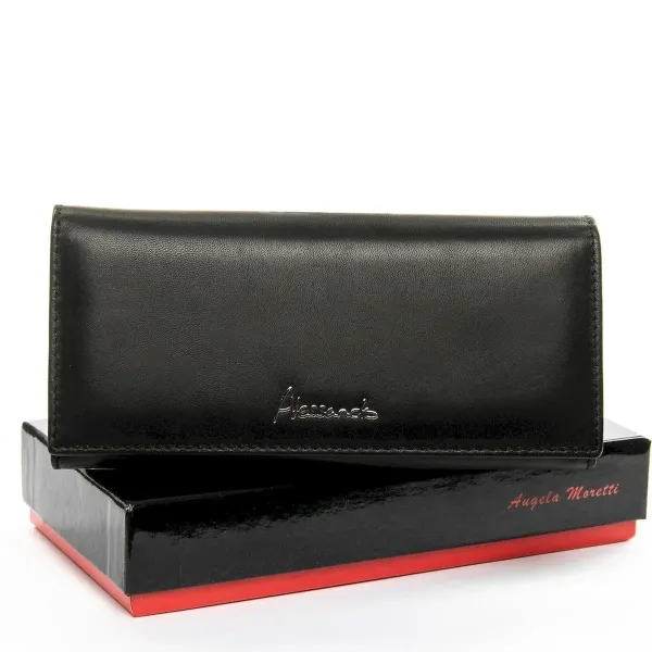 Жіночий гаманець NAPPA шкіряний Alessandro Paoli W1-V-2 black