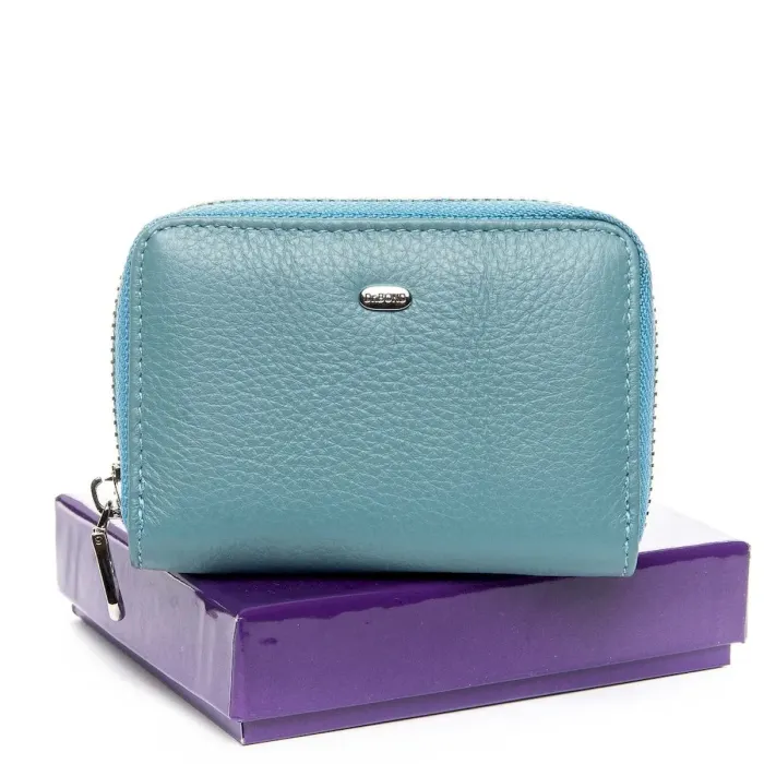 Жіночий гаманець Classic шкіряний Dr.Bond WS-2 light-blue