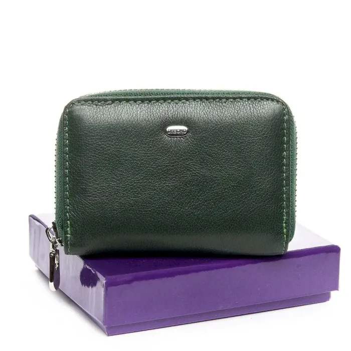 Жіночий гаманець Classic шкіряний Dr.Bond WS-2 green