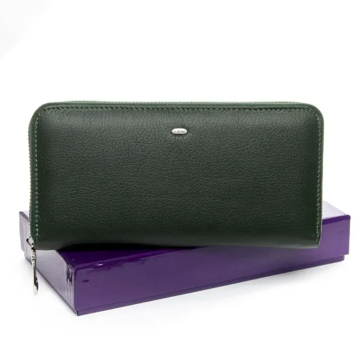 Жіночий гаманець Classic шкіряний Dr.Bond WS-8 green
