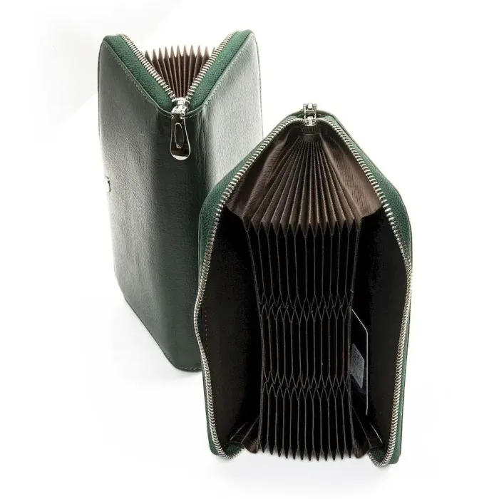 Жіночий гаманець Classic шкіряний Dr.Bond WS-8 green