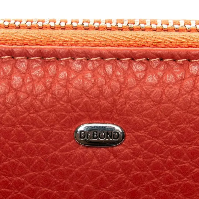 Жіночий гаманець Classic шкіряний Dr.Bond WS-8 orange