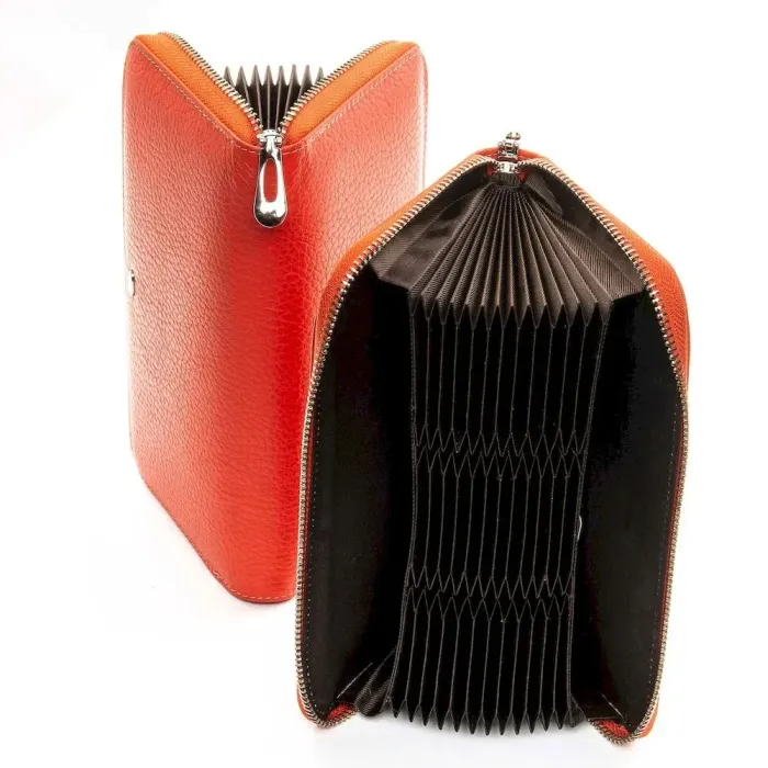 Жіночий гаманець Classic шкіряний Dr.Bond WS-8 orange