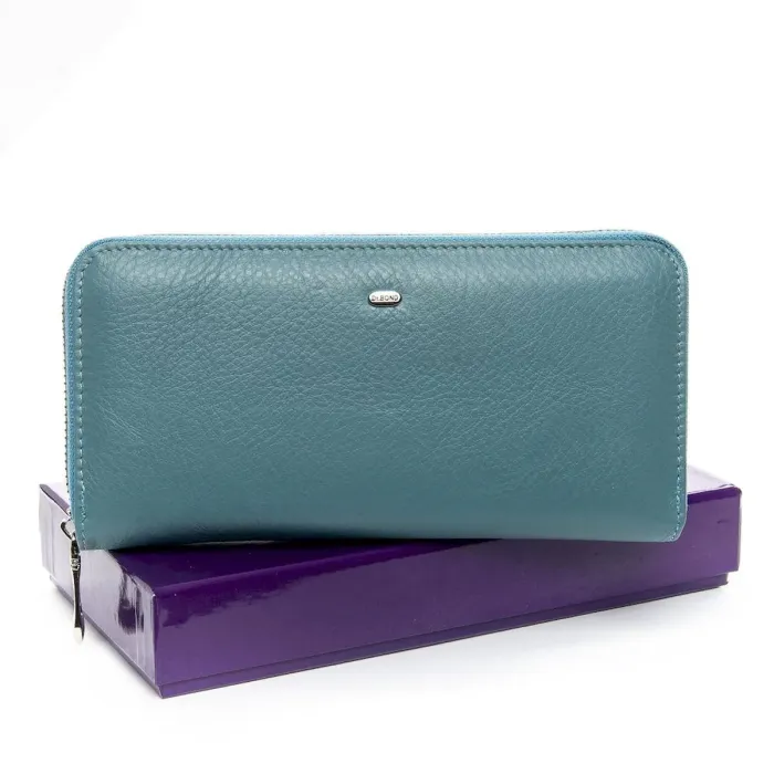 Жіночий гаманець Classic шкіряний Dr.Bond WS-8 light-blue