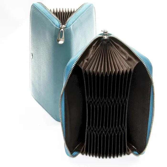 Жіночий гаманець Classic шкіряний Dr.Bond WS-8 light-blue