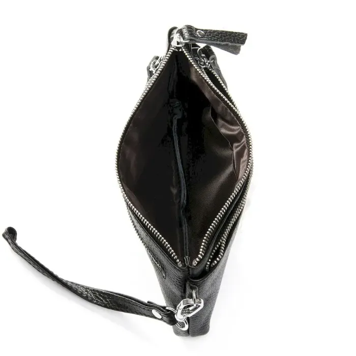 Косметичка шкіряна A-00276-1 black