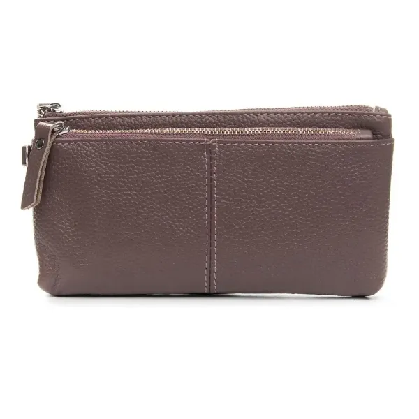 Косметичка шкіряна A-00276-3 purple