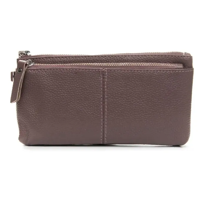 Косметичка шкіряна A-00276-3 purple