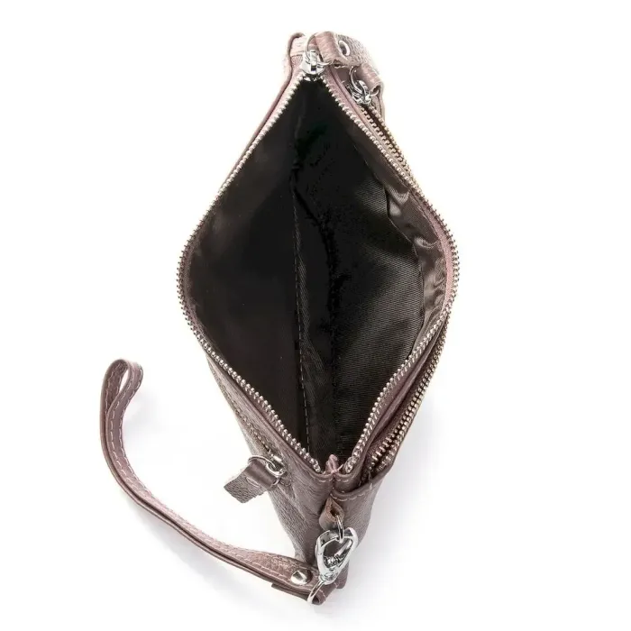 Косметичка шкіряна A-00276-3 purple