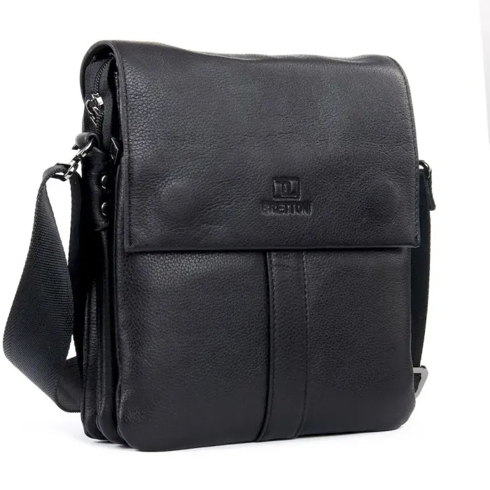 Сумка Мужская Планшет кожаный BRETTON BE 3387-4 black