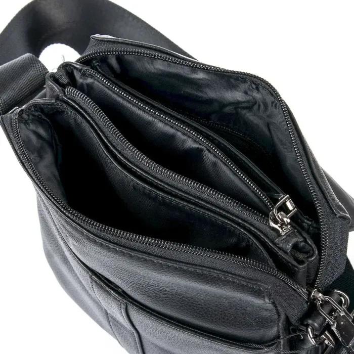 Сумка чоловіча Планшет шкіряна BRETTON 3387-4 black