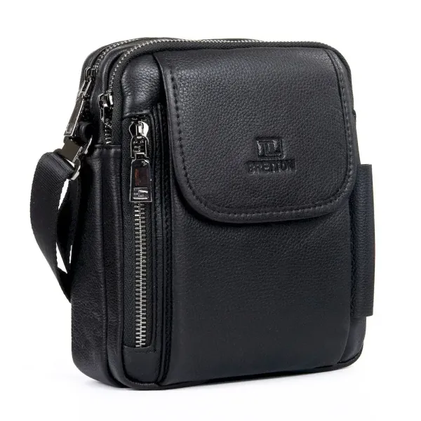 Сумка чоловіча Планшет шкіряний BRETTON BE 3513-5 black
