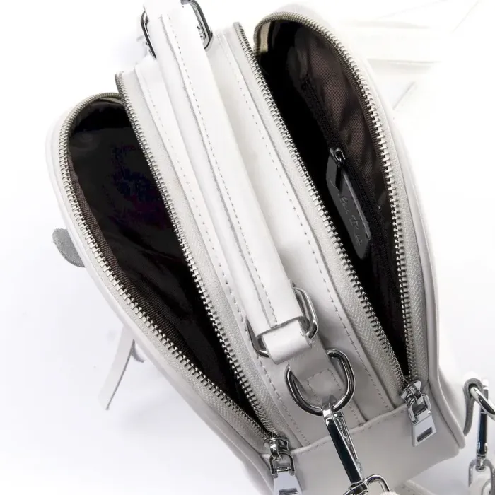Сумка Жіноча Класична шкіра Luxeva P50 339 white
