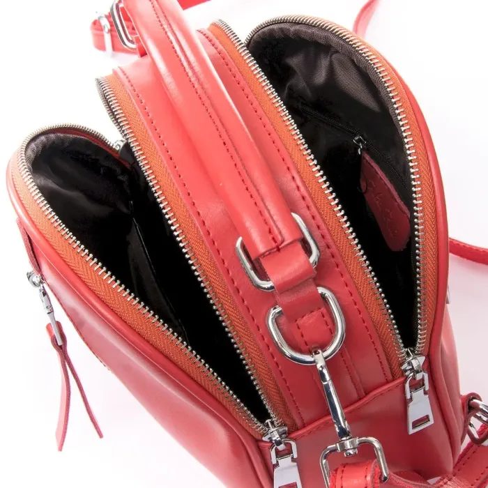 Сумка Жіноча Класична шкіра Luxeva P50 339 watermelon red