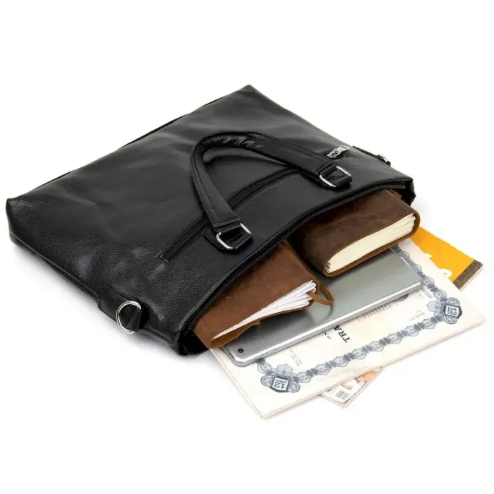 Ділова сумка флотар Vintage 20515 Чорна