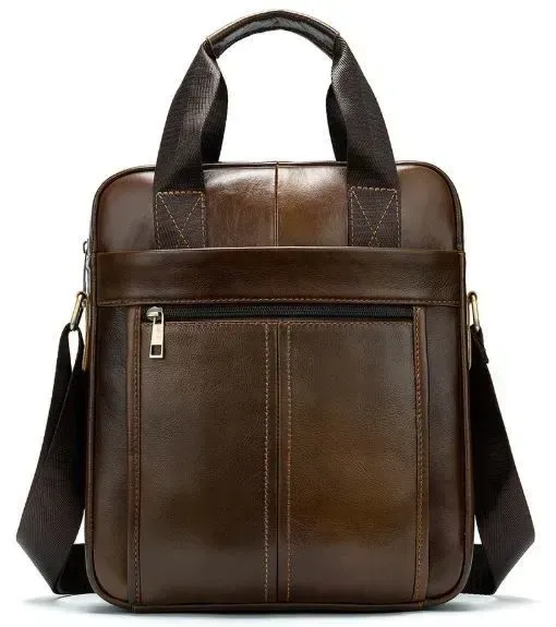 Ділова чоловіча сумка шкіряна Vintage 14789