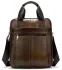 Деловая мужская сумка кожаная Vintage 14789 Коричневая