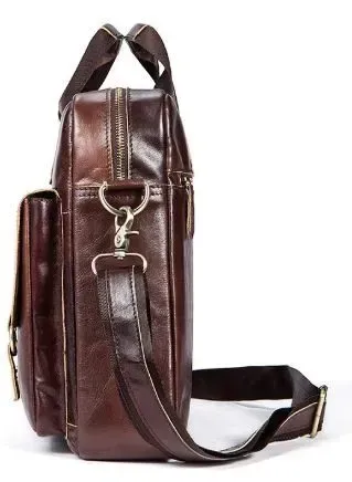 Ділова сумка чоловіча шкіряна Vintage 14792