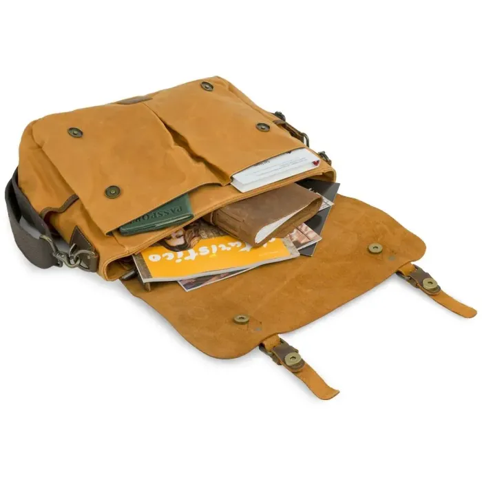 Деловой портфель в сочетании с кожей Vintage 20120 Рыжий