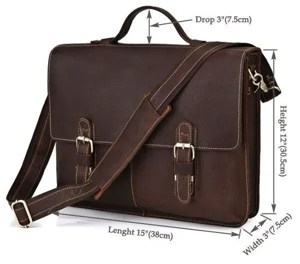 Портфель Vintage 14155 Коричневий