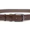 Добротный кожаный мужской ремень Vintage 20709 Коричневый