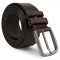 Добротный кожаный мужской ремень Vintage 20742 Коричневый