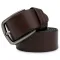 Добротный кожаный мужской ремень Vintage 20742 Коричневый