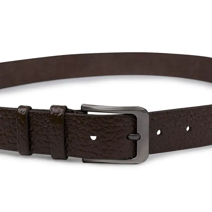 Добротный мужской ремень Vintage 20744 Коричневый