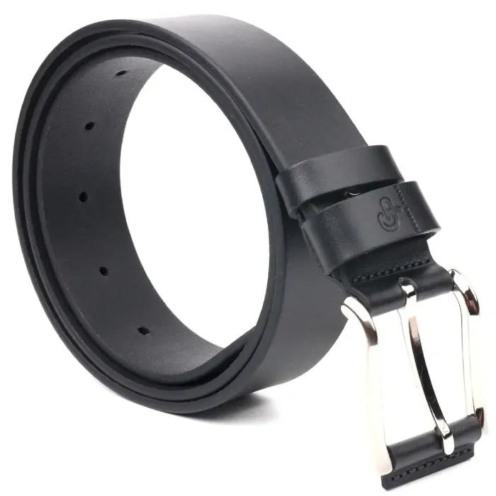 Ремінь для чоловіків з натуральної шкіри Grande Pelle 21466 Чорний