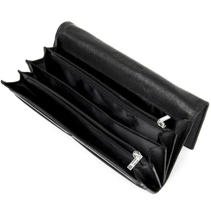 Добротний жіночий гаманець ST Leather 19375 Чорний