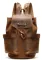 Дорожній матовий рюкзак Vintage 14888 Коньячний