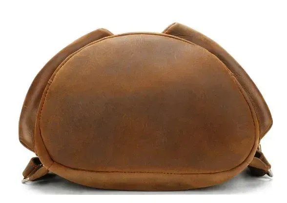 Дорожній матовий рюкзак Vintage 14888 Коньячний