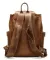 Дорожній матовий рюкзак Vintage 14888 Коньячний