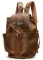 Дорожній матовий рюкзак Vintage 14888 Коньячний