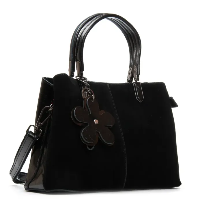 Сумка Женская Классическая замш ALEX RAI 385 black