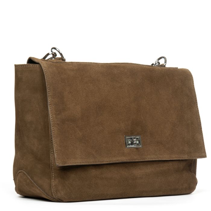 Сумка Женская Классическая замш ALEX RAI DSWR·6A khaki