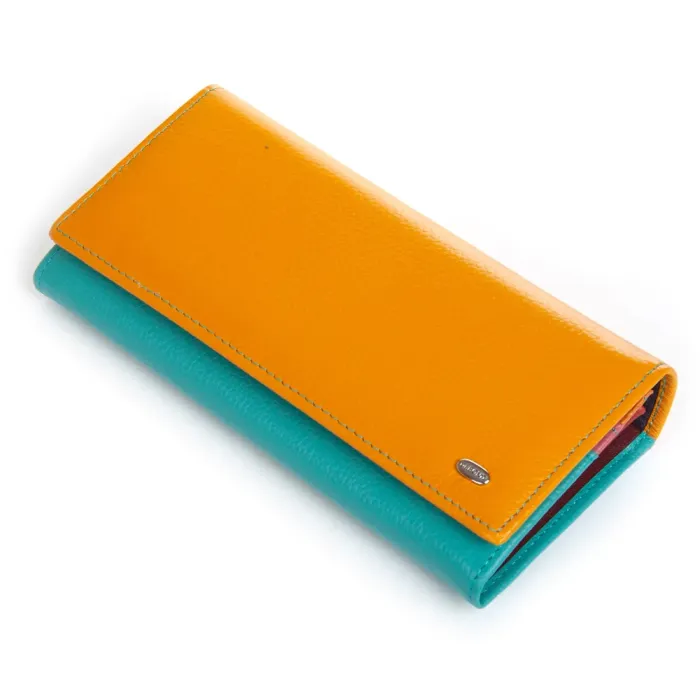 Кошелек Rainbow Женский кожа DR. BOND WRS-501-2 yellow