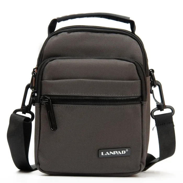 Сумка Мужская Планшет нейлон Lanpad 82077 grey