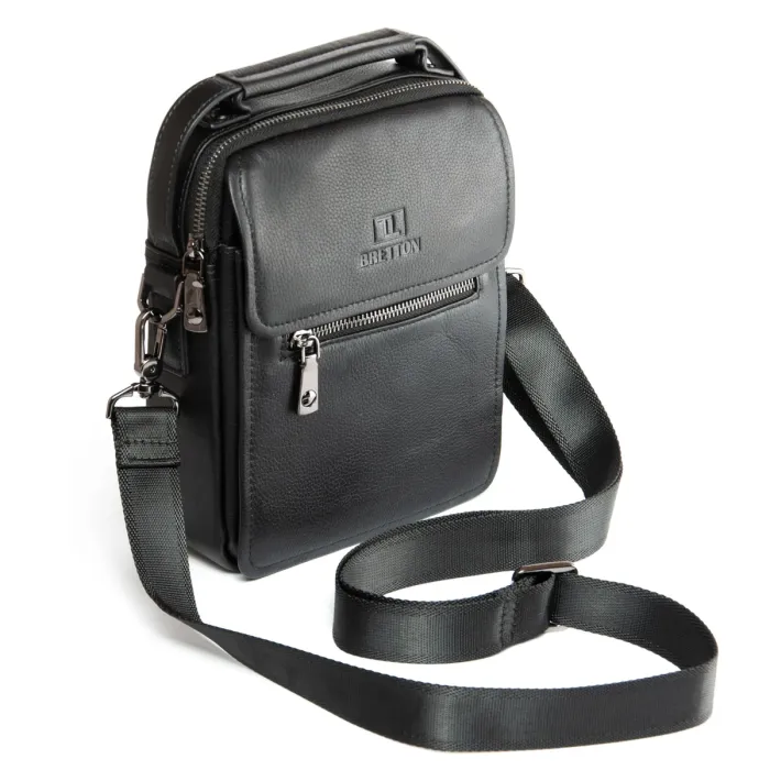 Сумка Мужская Планшет кожа BRETTON 9027-3D black