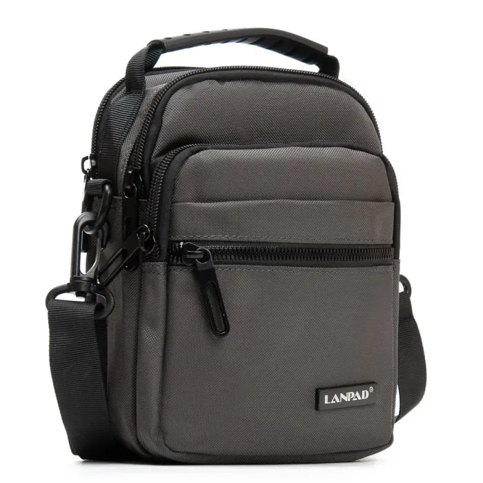 Сумка Мужская Планшет нейлон Lanpad 82077 grey