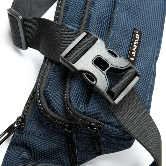 Сумка Мужская На пояс нейлон Lanpad 6041 blue