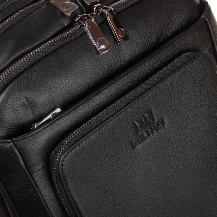 Рюкзак Городской кожа BRETTON 1650-16 black