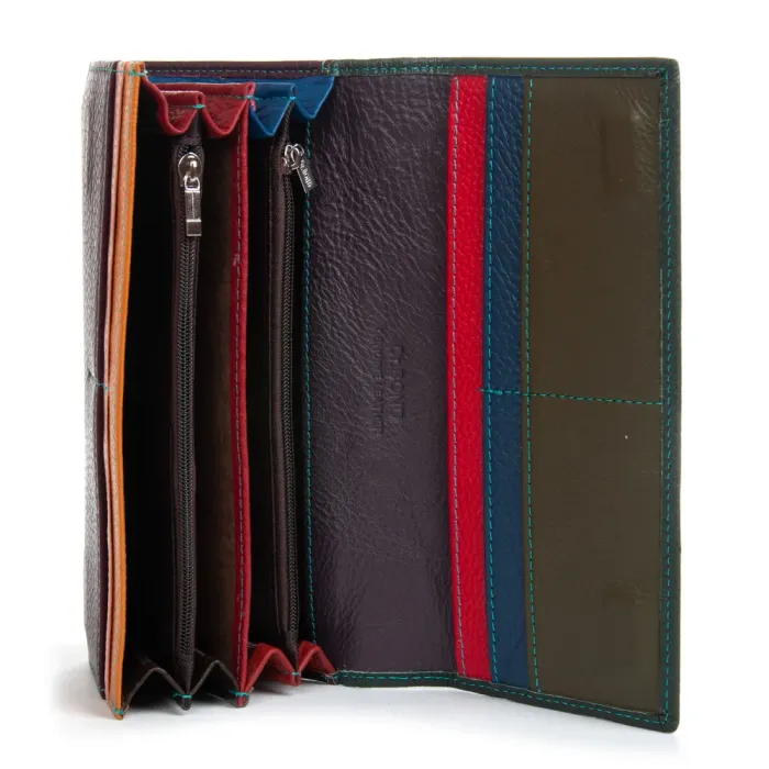 Кошелек Rainbow Женский кожа DR. BOND WRS-501-2 green